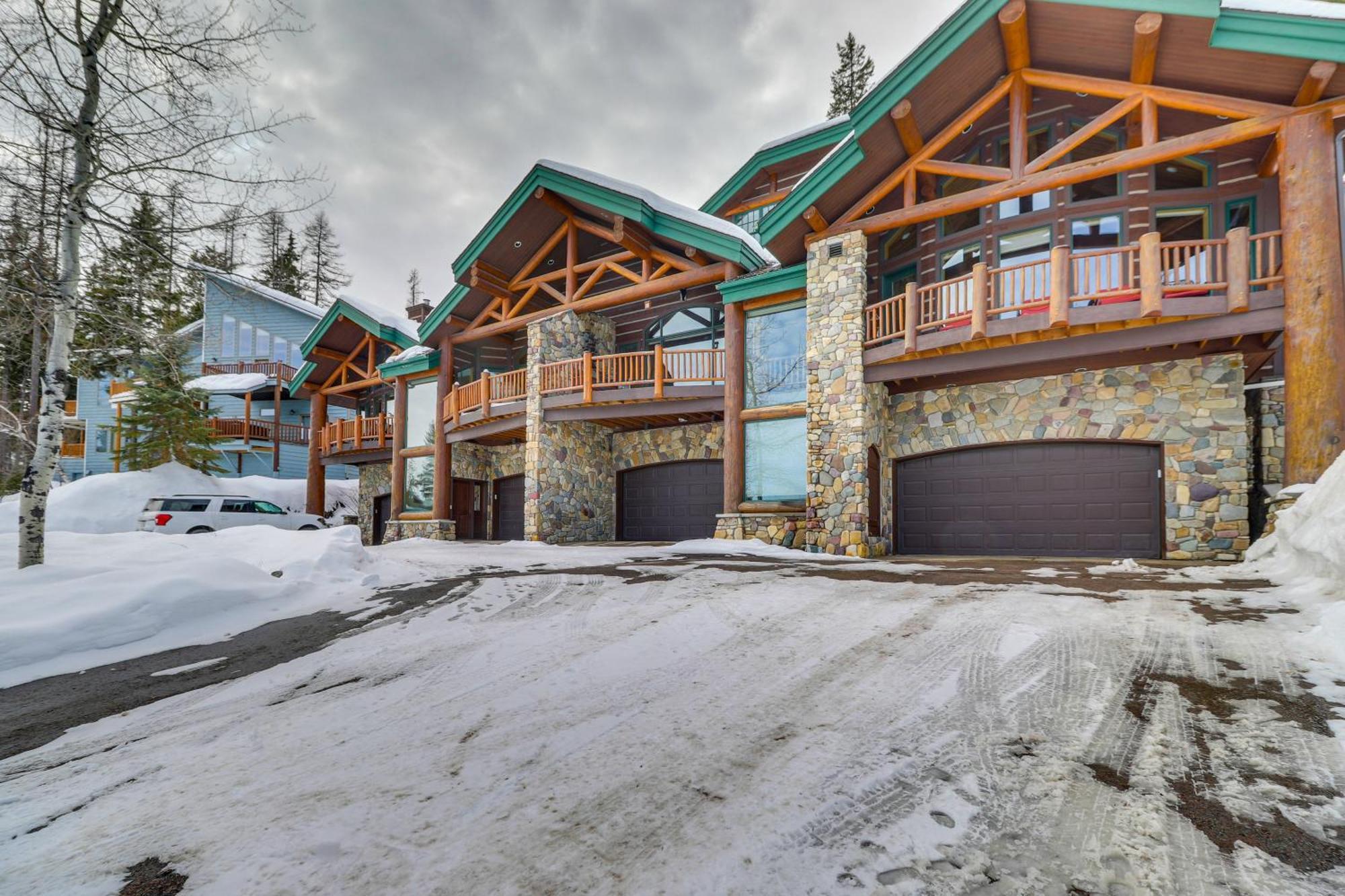 Spacious Whitefish Home With Sauna And Ski Resort View Kültér fotó